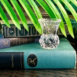 Mini Crystal Vase or Toothpick Holder